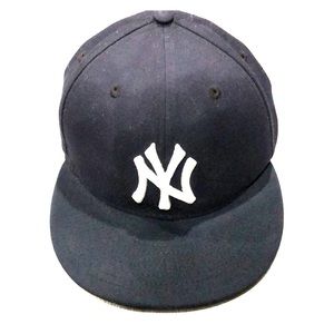 NY NEW YORK YANKEES MLB NEW ERA CAP NAVY BLU 7 1/2